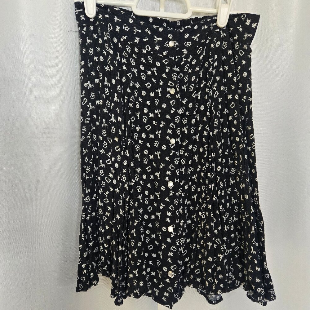 Roper Black and White Skater Skirt